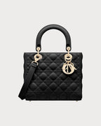 CHRISTIAN DIOR Medium Lambskin Lady Dior Bag | 迪奧 手袋 (中碼/多色) - LONDONKELLY