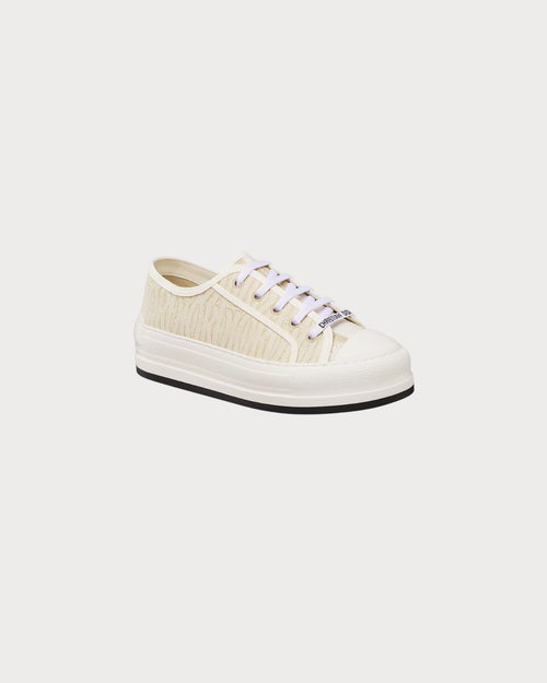 CHRISTIAN DIOR Women's Dior Or Walk'n'Dior Platform Sneaker | 迪奧 厚底波鞋 (米色) - LondonKelly 英國名牌代購