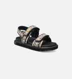 CHRISTIAN DIOR Women's Dioract Sandal | 迪奧 涼鞋 (黑色) - LondonKelly 英國名牌代購