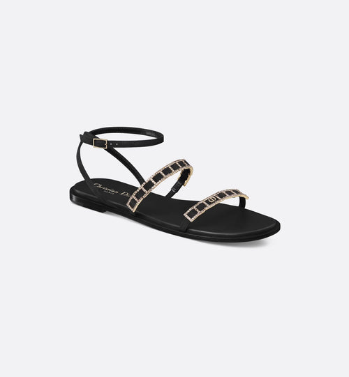 CHRISTIAN DIOR Women's Diorissime Sandal | 迪奧 涼鞋 (黑色) - LondonKelly 英國名牌代購