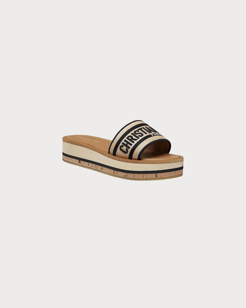 CHRISTIAN DIOR Women's Dway Platform Slide | 迪奧 厚底涼鞋 (啡色) - LondonKelly 英國名牌代購