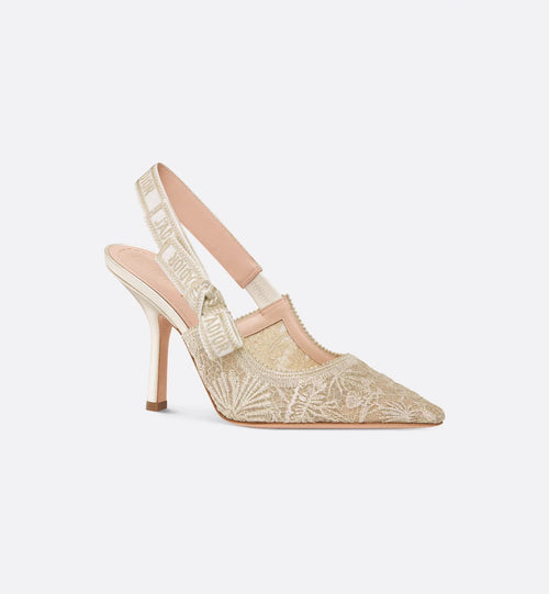 CHRISTIAN DIOR Women's J'Adior Slingback Pump | 迪奧 高跟鞋 (金色) - LondonKelly 英國名牌代購