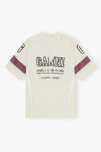 GANNI Off - White Future Mesh Oversized T-shirt | 短袖上衣 (白色) - LondonKelly 英國名牌代購