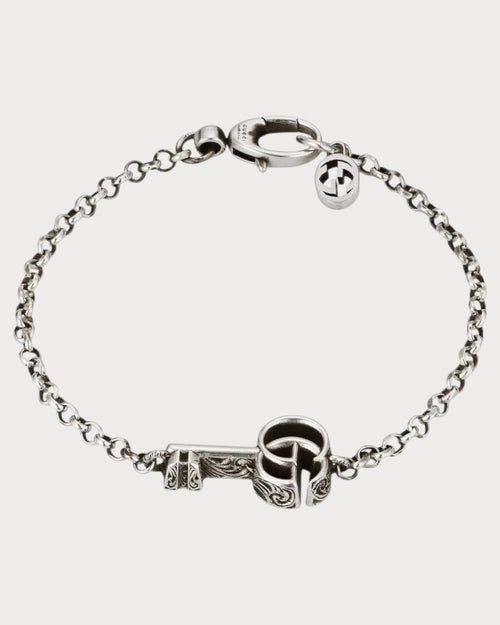 GUCCI GG Marmont Key Charm Bracelet | 古馳 手鏈 (銀色) - LONDONKELLY 英國名牌代購