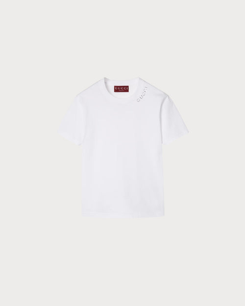 GUCCI Light Cotton Jersey T-shirt | 古馳 上衣 (白色) - LondonKelly 英國名牌代購