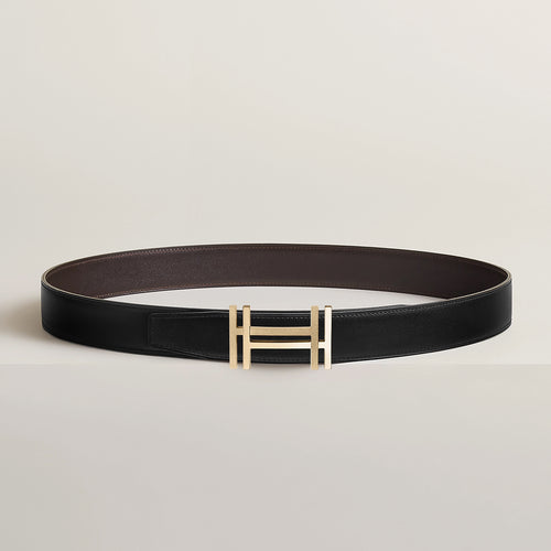 HERMES Men's H Au Carre Belt Buckle & Reversible Leather Strap | 愛馬仕 男仕雙面皮帶 (32MM/ 多色)