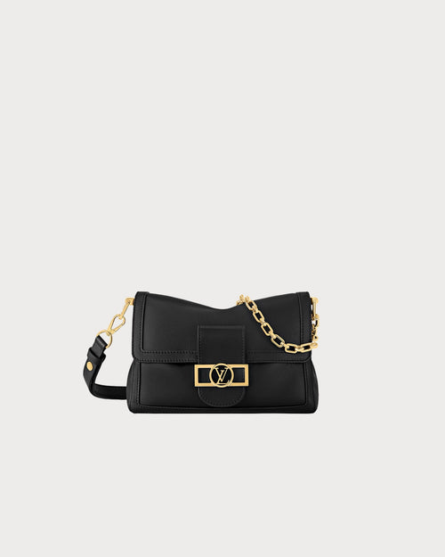 LOUIS VUITTON M25209 Dauphine Soft Bag Calfskin(MM/3 Colors)