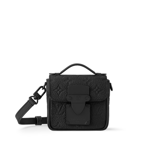 LOUIS VUITTON M83148 Men's Pico S-Lock Bag | Louis Vuitton Men's Handbag (Black)