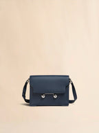 MARNI Deep Blue Leather Trunkaroo Medium Shoulder Bag | 瑪尼 手袋 (深藍色) - LondonKelly 英國名牌代購