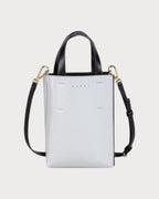 MARNI Museo Bag in White and Black Leather(Nano/Black/White) - LONDONKELLY 英國名牌代購