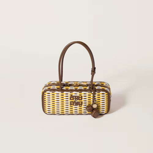 MIU MIU Beau Leather Bag | 繆繆 草編袋 (多色) - LondonKelly 英國名牌代購