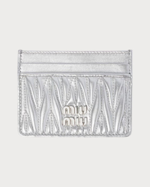 MIU MIU Matelasse Nappa Leather Card Holder | 繆繆 卡套 (多色) - LONDONKELLY 英國名牌代購