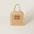 MIU MIU Raffia - Effect Woven Tote Bag | 繆繆 草編袋 (多色) - LondonKelly 英國名牌代購