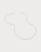 MONICA VINADER Alta Textured Sterling Silver Necklace | 頸鏈 (銀色) - LondonKelly 英國名牌代購