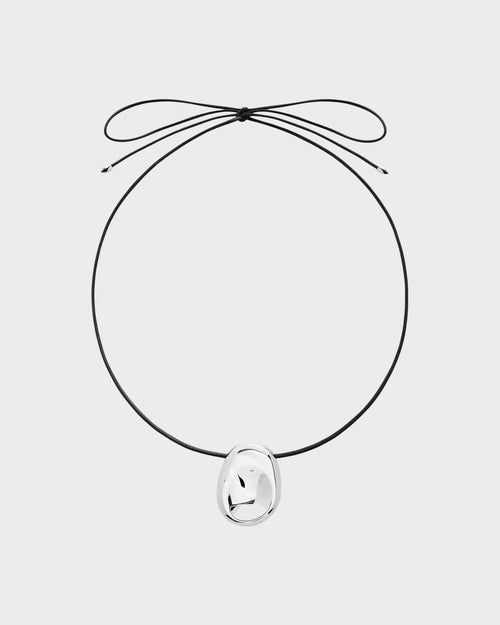MONICA VINADER Aria Cord Gold Vermeil Necklace | 頸鏈 (銀色) - LondonKelly 英國名牌代購