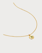 MONICA VINADER August Birthstone 18ct Gold Vermeil and Peridot Necklace | 頸鏈 (金色) - LondonKelly 英國名牌代購