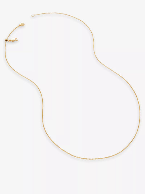 MONICA VINADER Fine 18ct Yellow Gold - Plated Vermeil Sterling - Silver Chain Necklace | 頸鏈 (金色) - LondonKelly 英國名牌代購