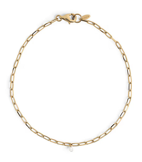 PERSEE Yellow Gold and Diamond Danae Bracelet | 黃金鑽石達娜伊手鍊 (黃金) - LondonKelly 英國名牌代購