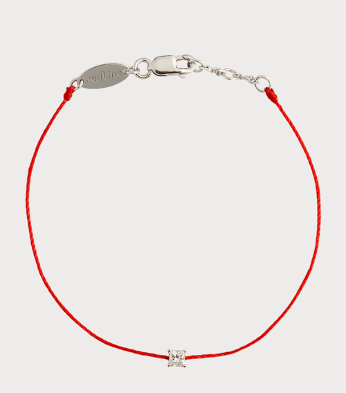 REDLINE Princesse White Gold and Diamond Bracelet(Red) - LONDONKELLY 英國名牌代購