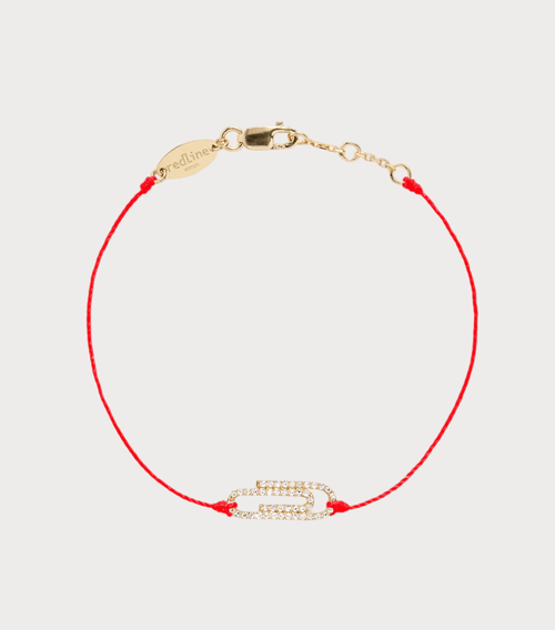 REDLINE Trombone Yellow Gold and Diamond Bracelet(2 Colors) - LONDONKELLY 英國名牌代購