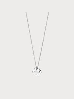 TIFFANY & CO. Double Heart Tag Pendant in Silver with a Diamond(Mini/4 Colors) - LONDONKELLY 英國名牌代購