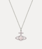 VIVIENNE WESTWOOD Olympian Pearl Pendant Necklace | 西太后 頸鏈 (銀色/粉紅色) - LondonKelly 英國名牌代購