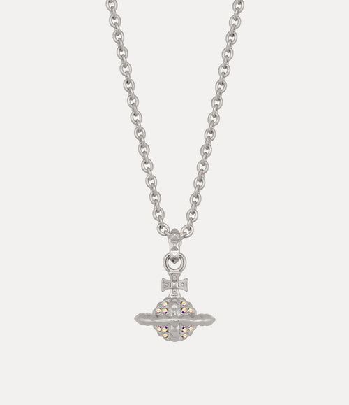 VIVIENNE WESTWOOD Small Mayfair Orb Pendant Necklace | 西太后 頸鏈 (銀色) - LondonKelly 英國名牌代購