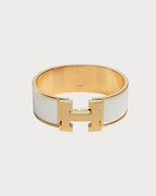 HERMES Clic Clac H Bracelet | 愛馬仕 手鐲 (White)