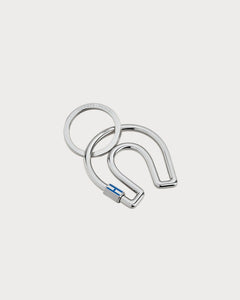 HERMES Fer a Cheval Key Ring | 愛馬仕 鎖匙扣 (Blue)