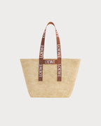 LOEWE Raiffa Fold Shopper | 羅意威 草編手提袋 (啡色)