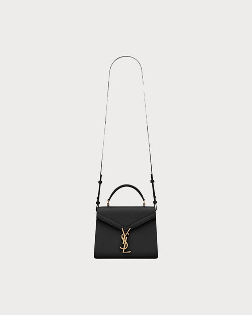 YSL Saint Laurent Cassandra Mini Top Handle Bag (Black) | 聖羅蘭 手袋