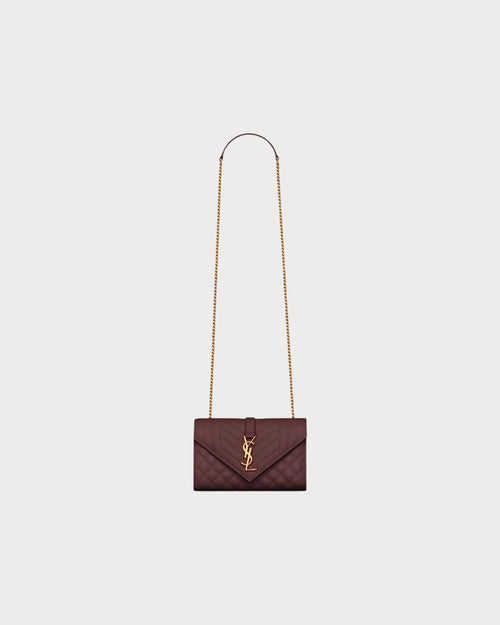 YSL Envelop Small Grain Leather Bag (Many Colours) - LONDONKELLY