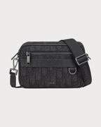 CHRISTIAN DIOR Men's Mini Safari Bag | 迪奧 男仕手袋 (Black)