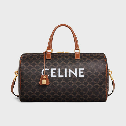 CELINE Medium Travel Bag Triomphe Canvas | 賽琳 旅行袋 (中碼/啡色)