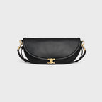 CELINE Little Halfmoon Soft Triomphe in Supple Shiny Lambskin | 賽琳 手袋 (小碼/黑色)