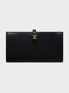 CELINE Large Wallet Triomphe Pontet(Black)