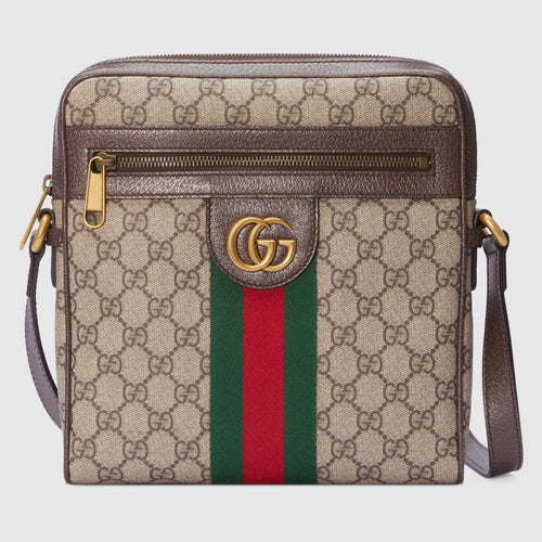 GUCCI Ophidia GG Small Messenger Bag | Gucci Men's Messenger Bag (Multicolor) 