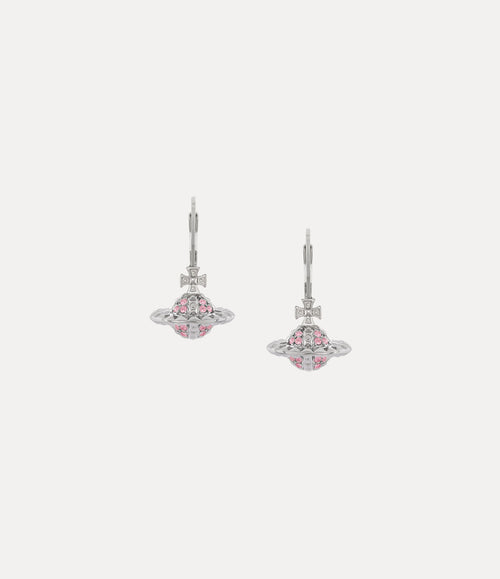 VIVIENNE WESTWOOD Mayfair Small Orb Earrings | 西太后 耳環 (粉紅色)