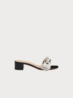 CHRISTIAN DIOR J'Adior Heeled Slide Embroidered Cotton(2 Colors)
