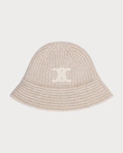 CELINE Triomphe Cloche Beanie Wool(4 Colors)