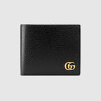 GUCCI Men's GG Marmont Coin Wallet | GUCCI Men's Wallet (Black)
