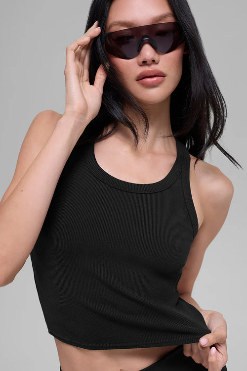 ALO YOGA Goddess Ribbed Go-To Tank | 羅紋經典背心 (多色)