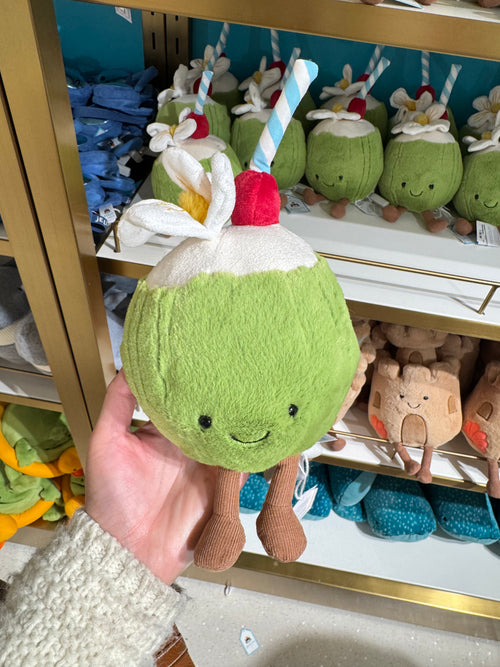 JELLYCAT Amuseables Aruba Coconut | Coconut Water (Green)