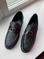 LOUIS VUITTON 1A4OLK (M) Major Loafer Damier Canvas(Black)