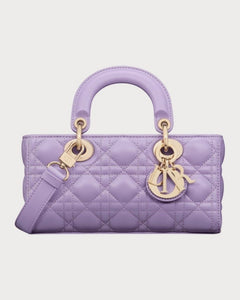 CHRISTIAN DIOR Lady D-Joy Bag Lambskin(Small/Many)
