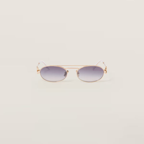 MIU MIU Logo Sunglasses Gradient Iris Lenses | 繆繆 Logo 太陽眼鏡 (漸層虹膜鏡片)