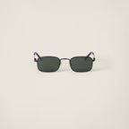 MIU MIU Logo Sunglasses Military Green Lenses | 繆繆 太陽眼鏡 (軍綠鏡片)