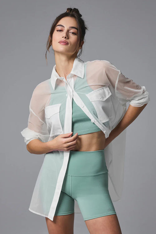 ALO YOGA Sheer Effusion Button Down Long Sleeve | 透膚長袖襯衫 (多色)