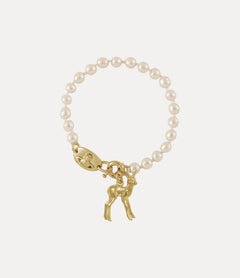 VIVIENNE WESTWOOD Monette Pearl Platinum Bracelet | Monette Pearl Platinum Bracelet (White Gold)