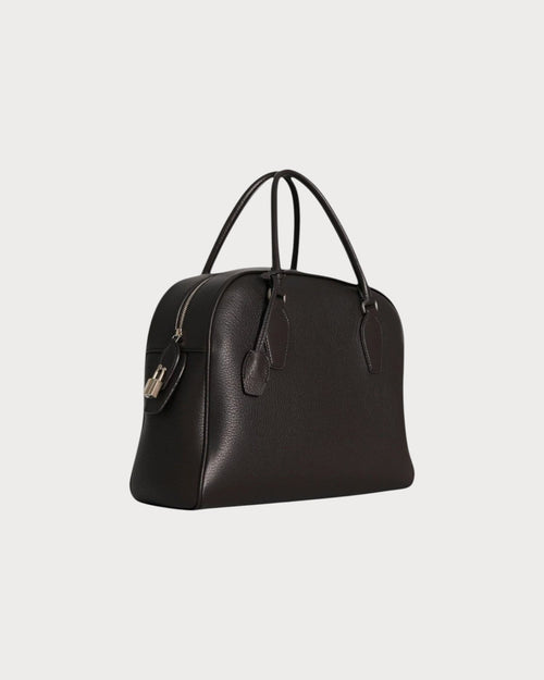 THE ROW India 12.00 Bag in Leather | 手袋 (黑色)